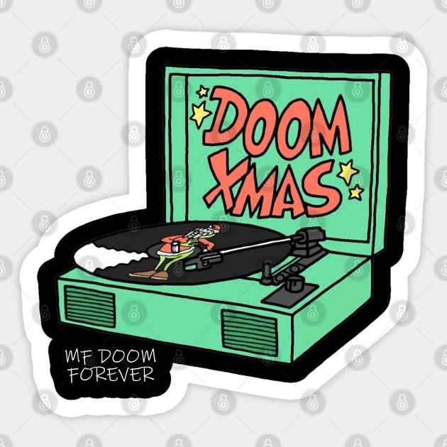 doom xmas Sticker by KCOBRA